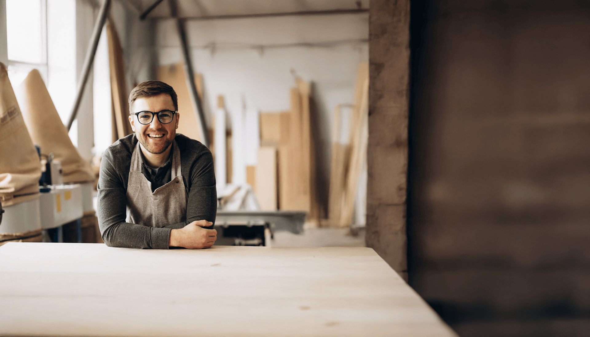 background of sap business one (b1) bulgaria, eltrade - owner of wood fabric